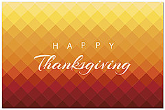 Graphic Thanksgiving Postcard D5120P-BB